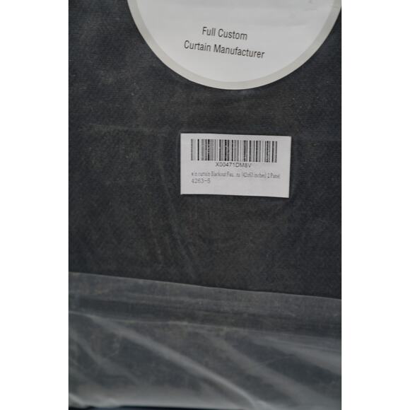 WIN CURTAIN Super Blackout Curtains – 1 Pair – Bedroom & Living Room – Grommet - Picture 9 of 9